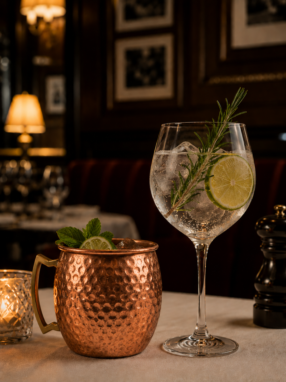 drinkkikuva moscow mule ja gintonic
