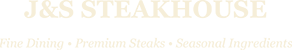 J&S Steakhouse tarjoaa finediningin Kuhmoisten satamassa!